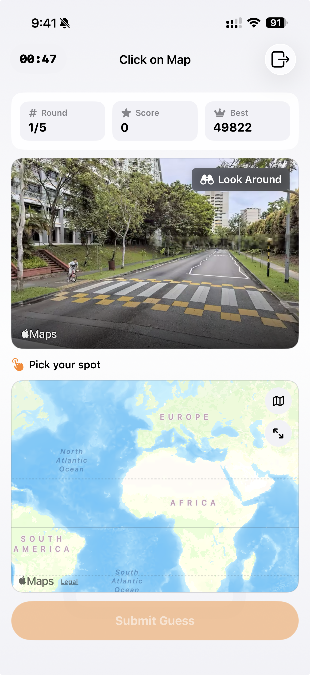 Click on Map main gameplay screenshot
